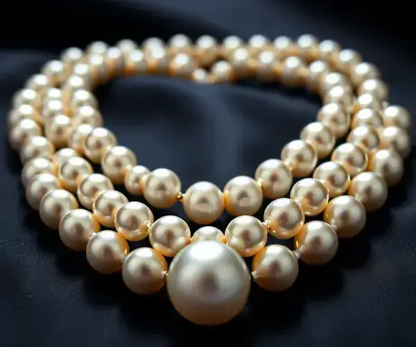 Pearl necklace restringing