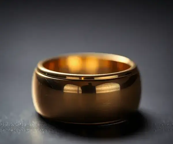 Gold wedding band repair